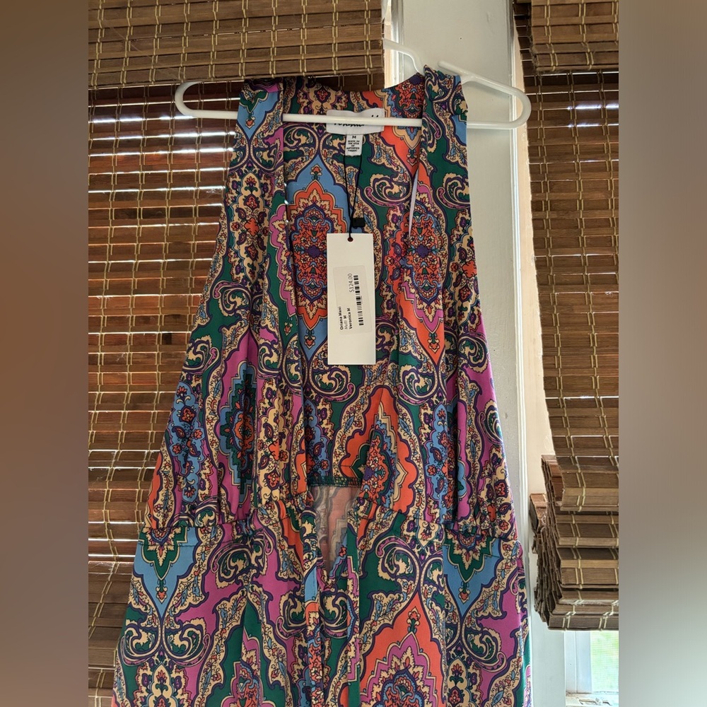 Veronica M Paisley Maxi Dress